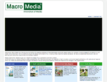 Tablet Screenshot of macromediauk.com